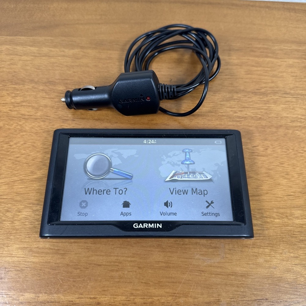Garmin Nuvi 67 LM GPS Navigation System Lifetime Maps No Suction *Tested Works*